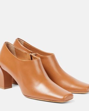 Tod's Leather Ankle Boots - Brown