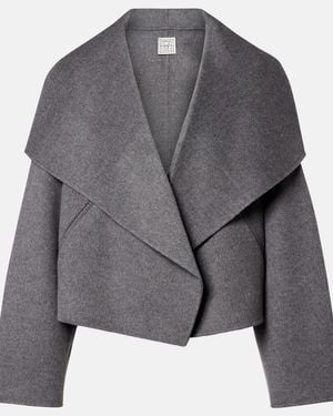TOTEME Signature Wool Jacket - Grey