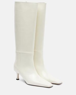 Proenza Schouler Botas Altas De Piel - Blanco