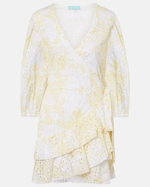 Melissa Odabash Tabitha Broderie Anglaise Cotton Wrap Dress - White
