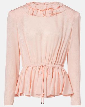 Chloé Silk Top - Pink