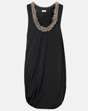 Dries Van Noten Embellished Minidress - Black