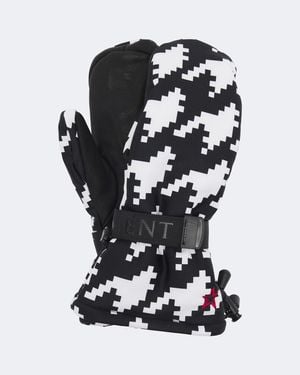 Perfect Moment Skihandschuhe Davon Mit Leder - Schwarz