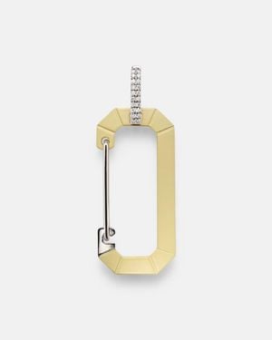Eera Einzelner Ohrring Chiara Big Aus 18Kt Weissgold Mit Diamanten - Mettallic
