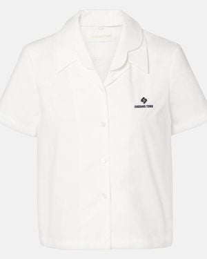 ShuShu/Tong Logo Cotton Shirt - White