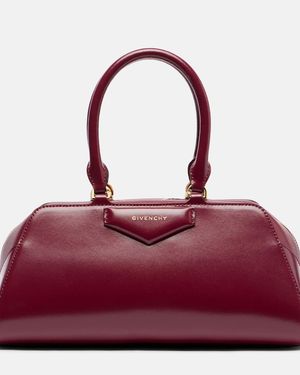 Givenchy Tote Bag Antigona Cube Small Aus Leder - Rot