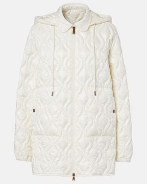Moncler Balette Quilted Down Jacket - White
