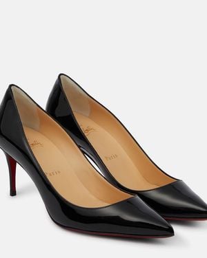 Christian Louboutin Kate Patent Leather Court Shoes - Black
