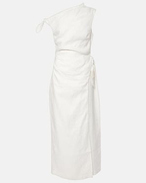 SIR. Tamara Linen Maxi Dress - White