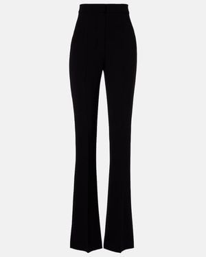 Max Mara Ecrine Cady Flared Pants - Blue