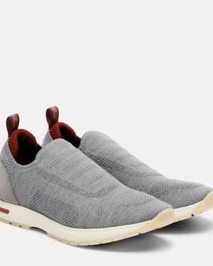 Loro Piana 360 Lp Flexy Walk Sneakers - Gray