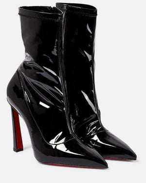 Christian Louboutin Condorapik 100 Embellished Ankle Boots - Black
