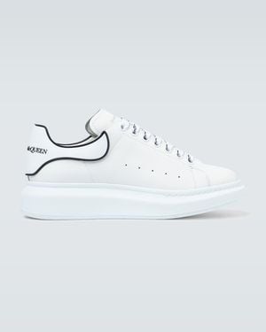 McQueen Sneakers Oversized Aus Leder - Mettallic