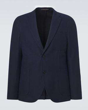 Slowear Cotton Blazer - Blue
