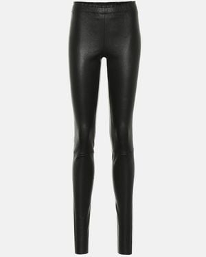 Stouls Carolyn Leather Leggings - Black