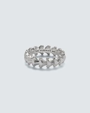 David Yurman Ring Armory Aus Sterlingsilber - Weiß