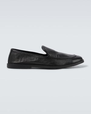 George Cleverley Cornwall Leather Loafers - Black