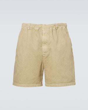 AURALEE Cotton Shorts - Natural