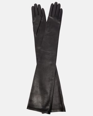 The Row Handschuhe Simon Aus Leder - Schwarz