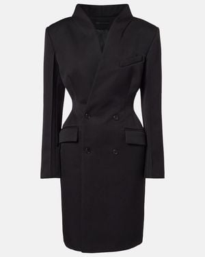 Wardrobe NYC Crepe Minidress - Black