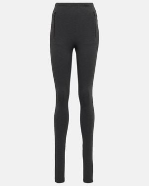 Wardrobe NYC High-Rise Skinny Trousers - Black