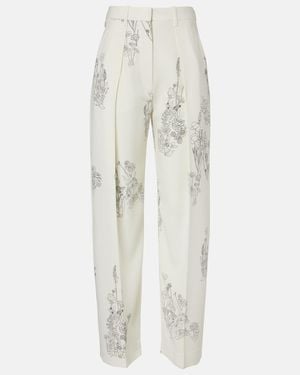 Victoria Beckham Weite Hose - Weiß