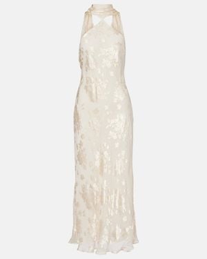 RIXO London Vestido De Novia Hayley Floral - Blanco