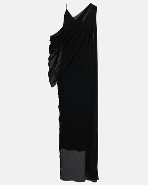 KHAITE Taj Silk Gown - Black