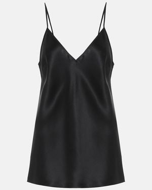 JOSEPH Silk-Satin Camisole - Black