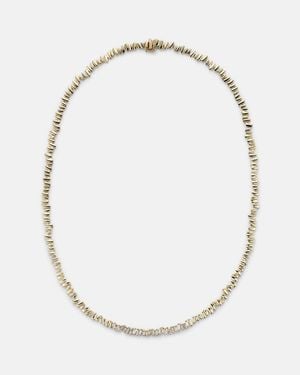 Suzanne Kalan Tennishalskette Aus 18Kt Gelbgold Mit Diamanten - Mettallic