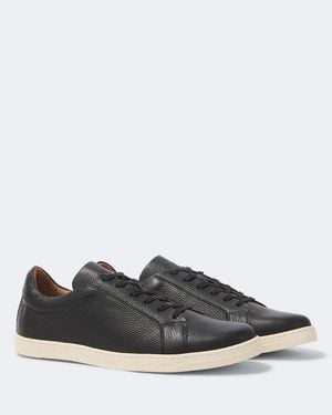 George Cleverley Jack Iii Croc-Effect Leather Trainers - Black