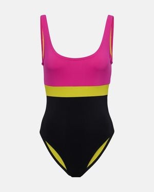 Karla Colletto Colorblocked Swimsuit - Pink