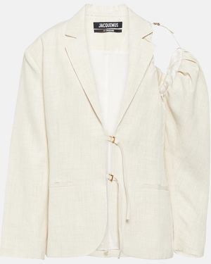 Jacquemus La Veste Galliga Blazer Jacket - White