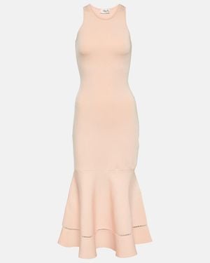 Victoria Beckham Flared Midi Dress - Pink