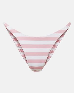 SAME '90S Striped Bikini Bottoms - Pink