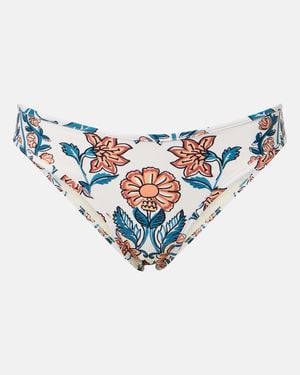 Montce Lulu Floral Bikini Bottoms - Blue
