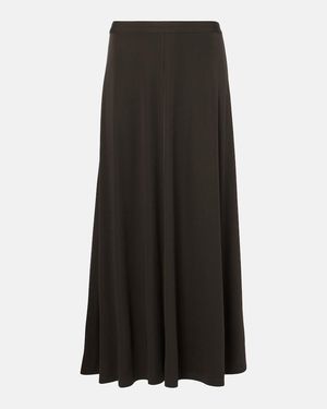 TOTEME Jersey Maxi Skirt - Black