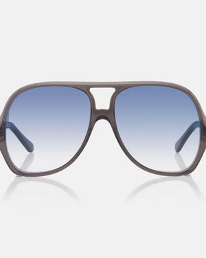 Chloé Salome Aviator Sunglasses - Blue
