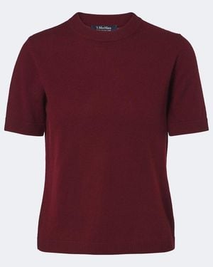 Max Mara Wool And Cashmere Jumper - Red