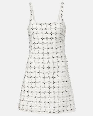 Jonathan Simkhai Ziva Sequined Crepe Minidress - White