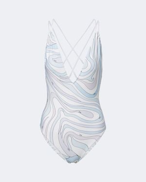PUCCI Marmo Swimsuit - Blue