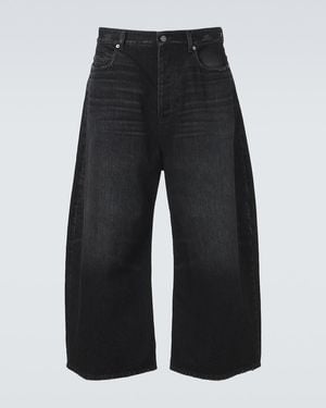 Balenciaga Barrel-Leg Jeans - Black