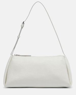Calvin Klein Schultertasche Aurelis Small Aus Leder - Weiß