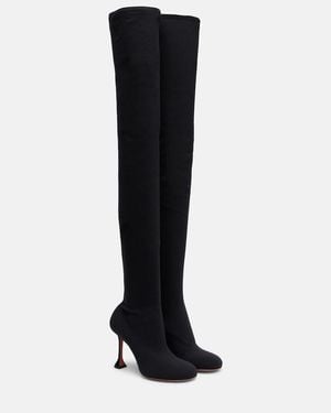AMINA MUADDI Veneda 95 Over-The-Knee Boots - Black