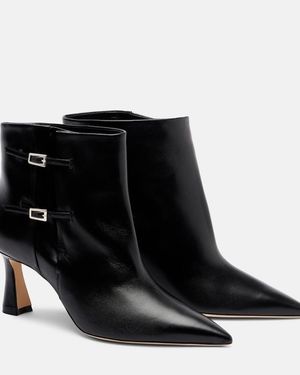 Malone Souliers Norma 70 Leather Ankle Boots - Black