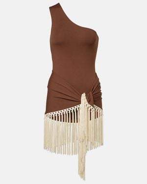 ‎Taller Marmo Set Yacare Aus Badeanzug Und Cover-Up - Braun