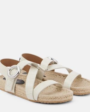 Stella McCartney Gaia S-Wave Sspadrille Sandals - Natural