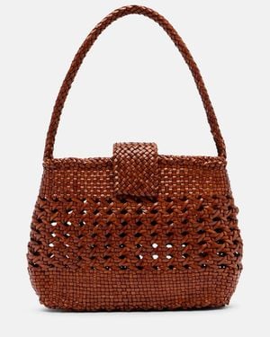 RIXO London X Dragon Diffusion Amoria Leather Tote Bag - Brown