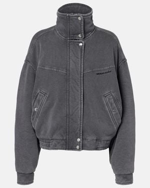 Isabel Marant Yanissa Cotton Jersey Jacket - Grey