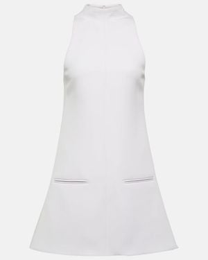 Courreges Heritage Logo Minidress - White